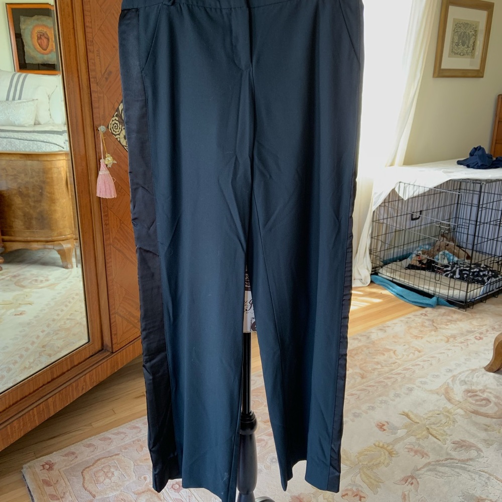 Elevenses Anthropologie Black Tuxedo Pant